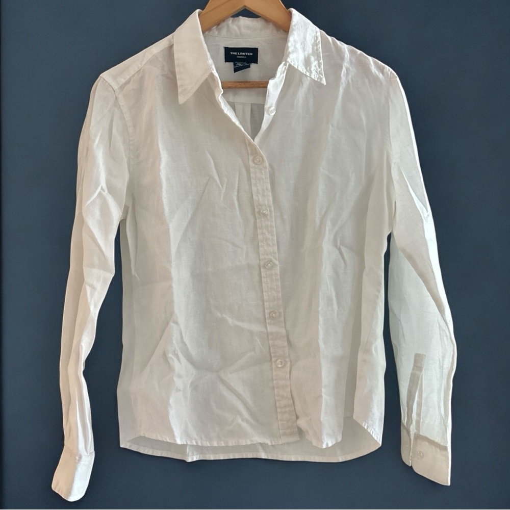 The Limited Linen Shirt white